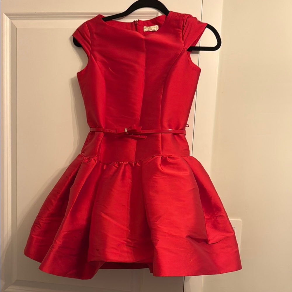 Elegant Red Kids Dress